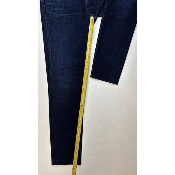 Citizens Of Humanity Rocket High Rise Skinny Ankle Jeans Sz 28 Blue Denim Fray - Picture 9 of 13
